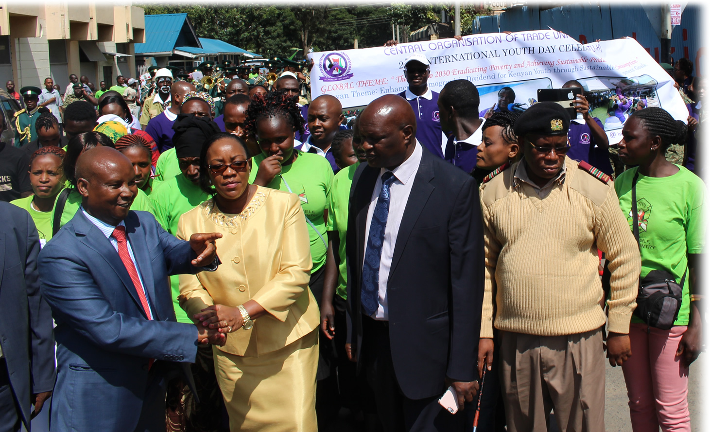 Governor Kinuthia Mbugua and CS Sicily Kariuki