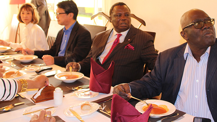 Bro. Atwoli Hosts Trade Unionists Delegates of TICAD at his Ildamat Home