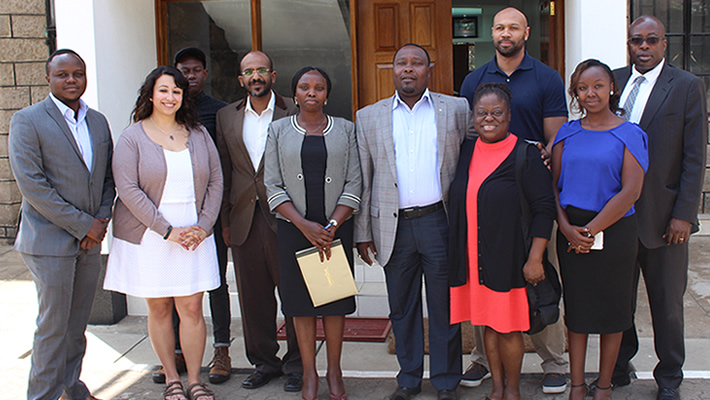 Solidarity Center AFL-CIO Officials Pay a Courtesy Call to COTU-K