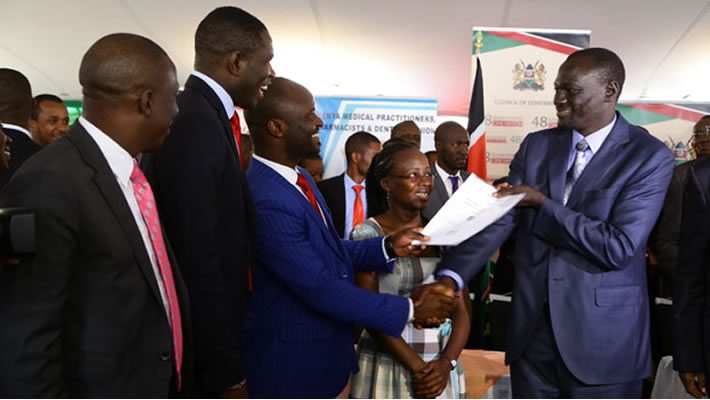 KMPDU Signs Recognition Agreement and CBA with COG representing all 47 Counties.