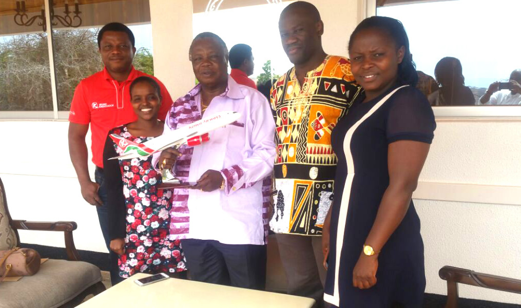 Bro. Atwoli Receives Recognition Award From Kenya Airways