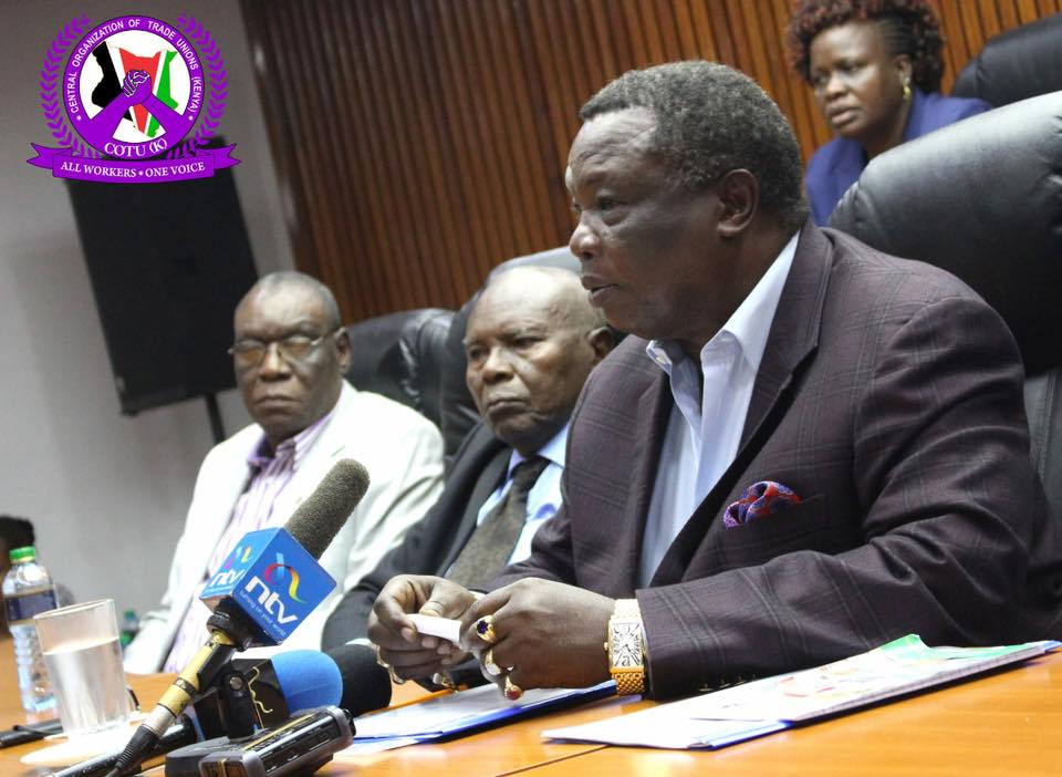 UNFOUNDED CLAIMS BY MAJORITY LEADER ADAN DUALE ON COTU(K) MEMBERSHIP TO NSSF BOARD TRUSTEES