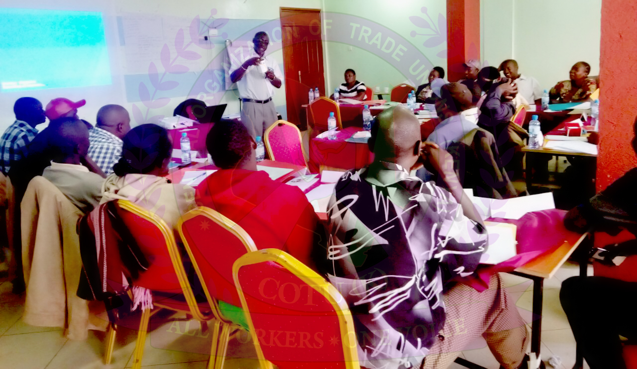 COTU (K) PANAF ABVV-FGTB SEMINAR.