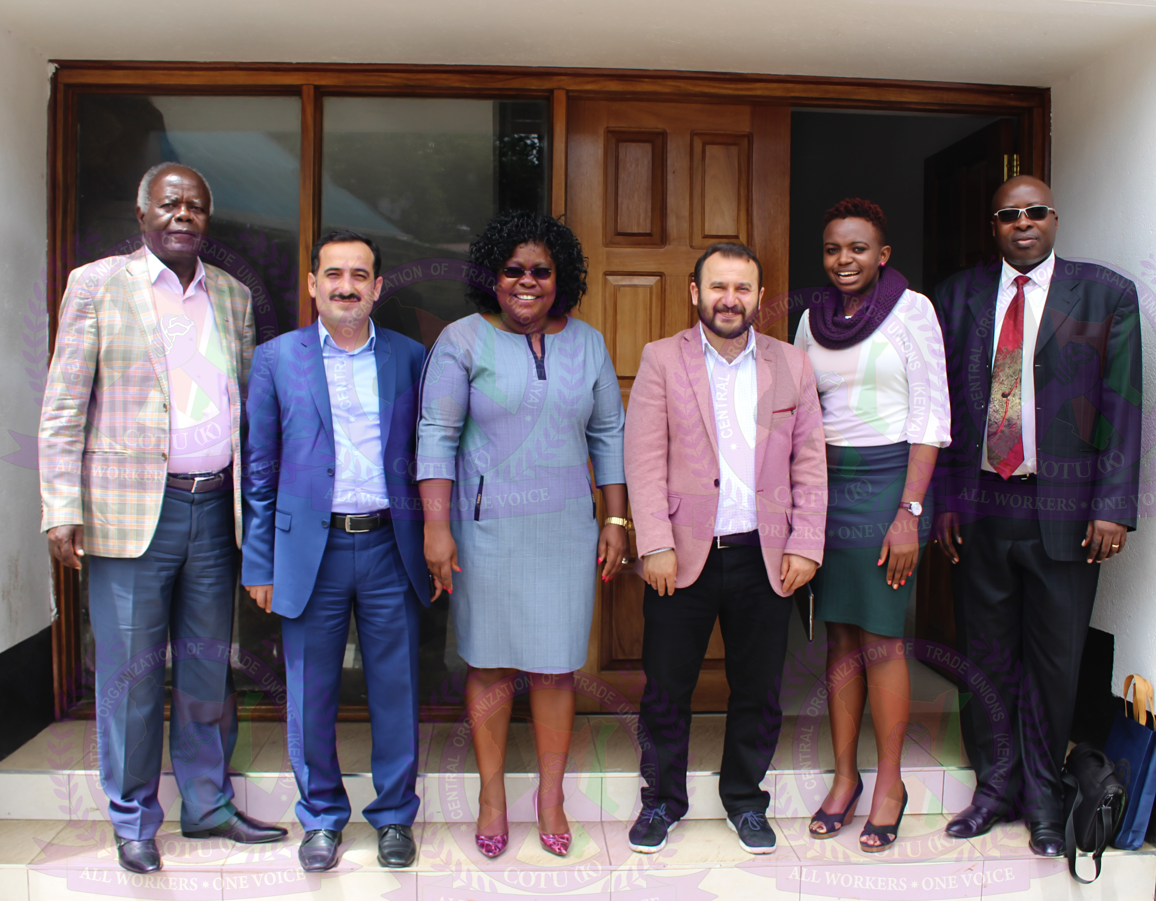 TURKISH TRADE UNION PAID A COURTESY CALL TO COTU(K).