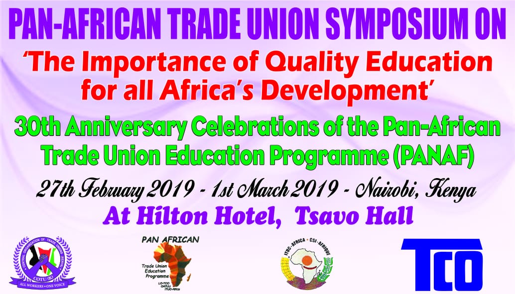 30th Pan-African Anniversary.