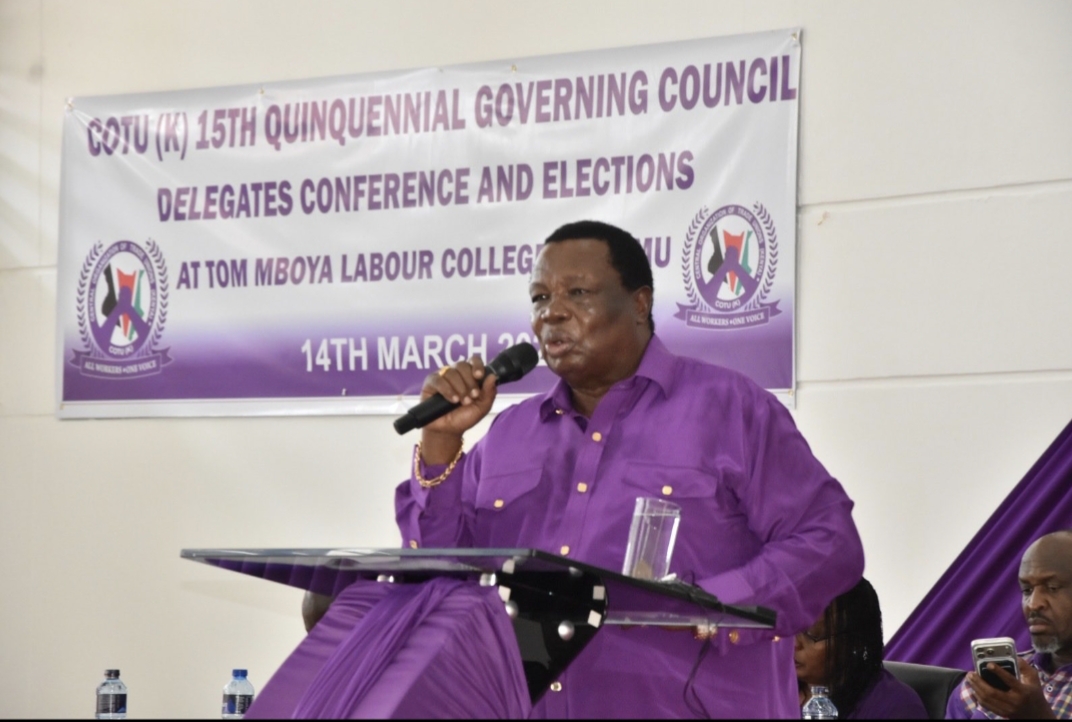 COTU (K) SECRETARY GENERAL RE-ELECTED FOR A RECORD SIX TIMES