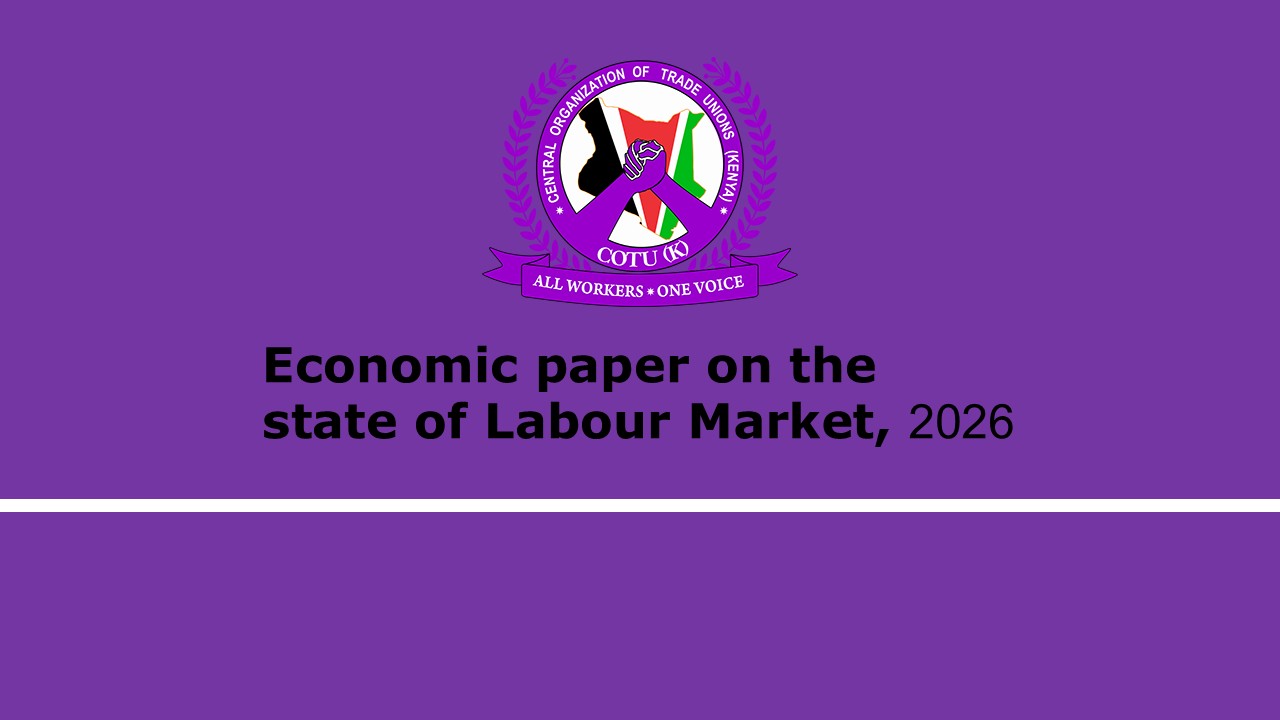 Economic Paper On The State of The Labour Market